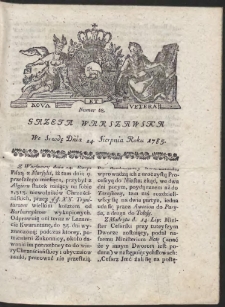 Gazeta Warszawska. R.1785 Nr 68