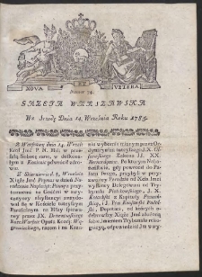Gazeta Warszawska. R.1785 Nr 74