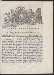 Gazeta Warszawska. R.1785 Nr 78