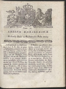 Gazeta Warszawska. R.1785 Nr 80