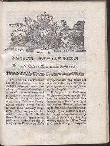 Gazeta Warszawska. R.1785 Nr 85