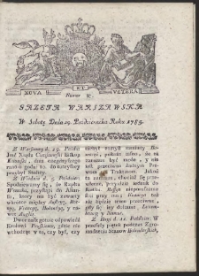 Gazeta Warszawska. R.1785 Nr 87