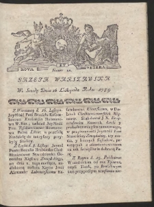 Gazeta Warszawska. R.1785 Nr 92