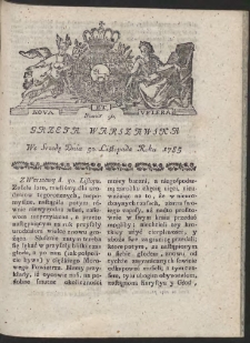 Gazeta Warszawska. R.1785 Nr 96