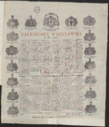 Kalendarz Warszawski Na Rok 1766