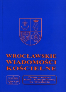 Wrocławskie Wiadomości Kościelne. R. 55 (2002), nr 4