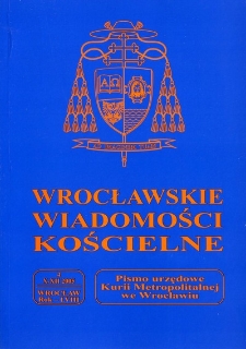 Wrocławskie Wiadomości Kościelne. R. 58 (2005), nr 4