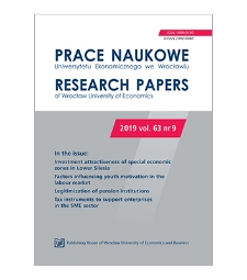 Spis treści [Prace Naukowe Uniwersytetu Ekonomicznego we Wrocławiu = Research Papers of Wrocław University of Economics; 2019; vol. 63, nr 9]