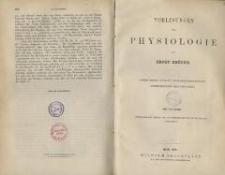 Vorlesungen über Physiologie. Bd. 2, Physiologie der Nerven und der Sinnesorgane und Entwickelungsgeschichte