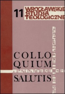 Colloquium Salutis : wrocławskie studia teologiczne. 11 (1979)