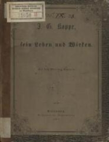 J. G. Koppe, sein Leben und Wirken