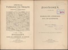 Zoonosen. Abt. 1, Milzbrand, Rotz, Actinomykosis, Maul- und Klausenseuche