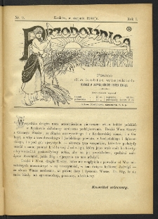 Przodownica : pismo dla kobiet wiejskich. R. 1, 1900, nr 9