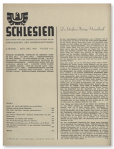 Schlesien: Zeitschrift für den gesamtschlesischen Raum. 2. Jahrgang, November/Dezember 1940, Folge 11/12