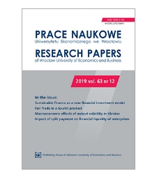 Spis treści [Prace Naukowe Uniwersytetu Ekonomicznego we Wrocławiu = Research Papers of Wrocław University of Economics; 2019; vol. 63, nr 12]