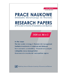 Spis treści [Prace Naukowe Uniwersytetu Ekonomicznego we Wrocławiu = Research Papers of Wrocław University of Economics; 2020; vol. 64, nr 2]