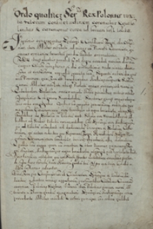 [Miscellanea z XVI w., zawierające odpisy i druki dekretów królewskich, konstytucji koronnych i innych akt publicznych z lat 1527–1564 oraz wykaz alfabetyczny statutów koronnych do 1550 r.]