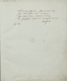 [Autografy znakomitszych Polak&oacute;w]