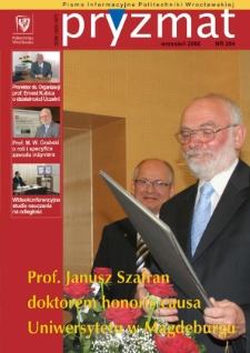 Pryzmat : Pismo Informacyjne Politechniki Wrocławskiej. Wrzesień 2006, nr 204