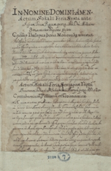 Acta officii consularis Sokaliensis notario Joanne Jekurowicz Bodzantinensi 1635-1645