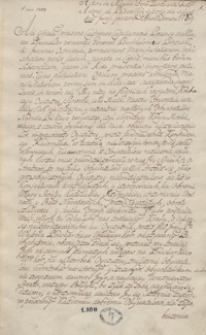 Manuskrypt 1769-1770. [Kopiariusz listów mów, akt publicznych]