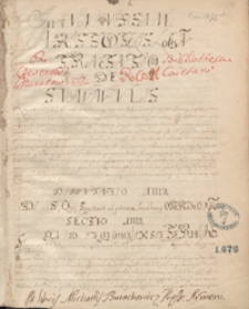 [Komentarze do traktat&oacute;w Arystotelesa]