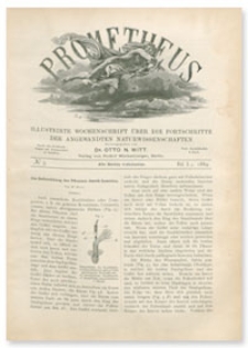 Prometheus : Illustrirte Wochenschrift über die Fortschritte der angewandenten Naturwissenschaften. 1. Jahrgang, 1889, Nr 3