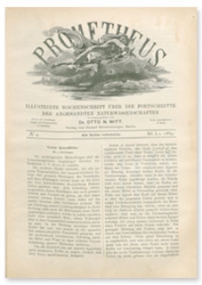 Prometheus : Illustrirte Wochenschrift über die Fortschritte der angewandenten Naturwissenschaften. 1. Jahrgang, 1889, Nr 4