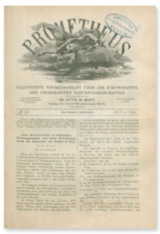 Prometheus : Illustrirte Wochenschrift über die Fortschritte der angewandenten Naturwissenschaften. 1. Jahrgang, 1890, Nr 36