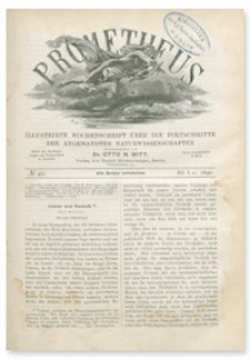 Prometheus : Illustrirte Wochenschrift über die Fortschritte der angewandenten Naturwissenschaften. 1. Jahrgang, 1890, Nr 40