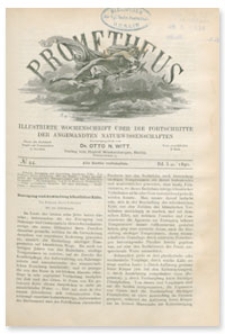 Prometheus : Illustrirte Wochenschrift über die Fortschritte der angewandenten Naturwissenschaften. 1. Jahrgang, 1890, Nr 44