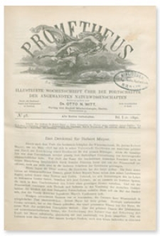 Prometheus : Illustrirte Wochenschrift über die Fortschritte der angewandenten Naturwissenschaften. 1. Jahrgang, 1890, Nr 48