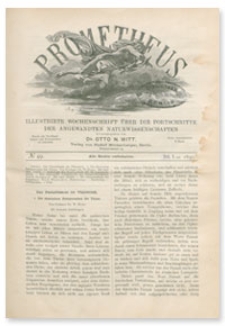 Prometheus : Illustrirte Wochenschrift über die Fortschritte der angewandenten Naturwissenschaften. 1. Jahrgang, 1890, Nr 49