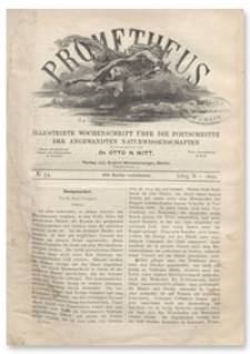 Prometheus : Illustrirte Wochenschrift über die Fortschritte der angewandenten Naturwissenschaften. 2. Jahrgang, 1890, Nr 54