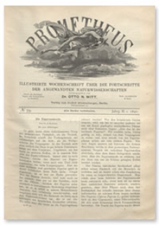Prometheus : Illustrirte Wochenschrift über die Fortschritte der angewandenten Naturwissenschaften. 2. Jahrgang, 1890, Nr 59