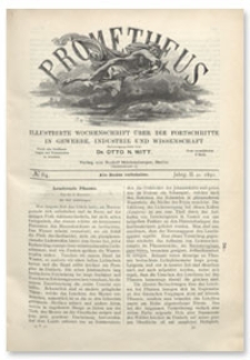 Prometheus : Illustrirte Wochenschrift über die Fortschritte in Gewerbe, Industrie und Wissenschaft. 2. Jahrgang, 1891, Nr 84