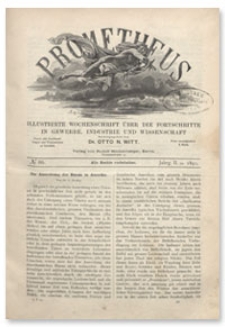 Prometheus : Illustrirte Wochenschrift über die Fortschritte in Gewerbe, Industrie und Wissenschaft. 2. Jahrgang, 1891, Nr 86