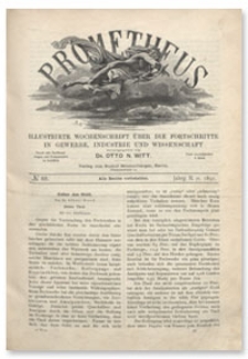 Prometheus : Illustrirte Wochenschrift über die Fortschritte in Gewerbe, Industrie und Wissenschaft. 2. Jahrgang, 1891, Nr 88