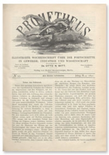 Prometheus : Illustrirte Wochenschrift über die Fortschritte in Gewerbe, Industrie und Wissenschaft. 2. Jahrgang, 1891, Nr 95