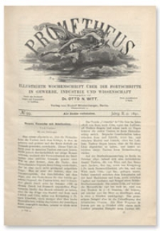 Prometheus : Illustrirte Wochenschrift über die Fortschritte in Gewerbe, Industrie und Wissenschaft. 2. Jahrgang, 1891, Nr 99
