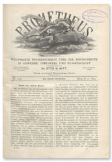 Prometheus : Illustrirte Wochenschrift über die Fortschritte in Gewerbe, Industrie und Wissenschaft. 2. Jahrgang, 1891, Nr 103