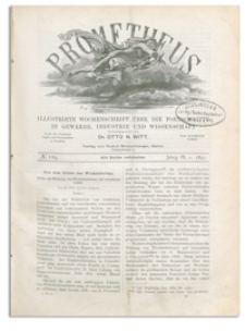 Prometheus : Illustrirte Wochenschrift über die Fortschritte in Gewerbe, Industrie und Wissenschaft. 3. Jahrgang, 1892, Nr 124