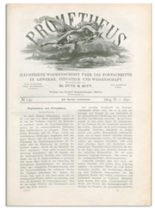 Prometheus : Illustrirte Wochenschrift über die Fortschritte in Gewerbe, Industrie und Wissenschaft. 3. Jahrgang, 1892, Nr 135