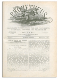 Prometheus : Illustrirte Wochenschrift über die Fortschritte in Gewerbe, Industrie und Wissenschaft. 3. Jahrgang, 1892, Nr 142
