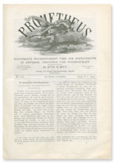 Prometheus : Illustrirte Wochenschrift über die Fortschritte in Gewerbe, Industrie und Wissenschaft. 5. Jahrgang, 1893, Nr 216