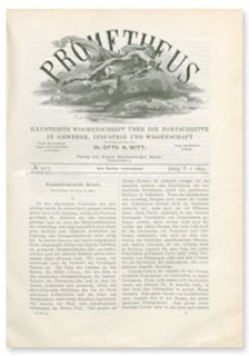 Prometheus : Illustrirte Wochenschrift über die Fortschritte in Gewerbe, Industrie und Wissenschaft. 5. Jahrgang, 1893, Nr 217