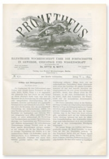 Prometheus : Illustrirte Wochenschrift über die Fortschritte in Gewerbe, Industrie und Wissenschaft. 5. Jahrgang, 1894, Nr 231