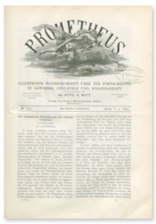 Prometheus : Illustrirte Wochenschrift über die Fortschritte in Gewerbe, Industrie und Wissenschaft. 5. Jahrgang, 1894, Nr 237