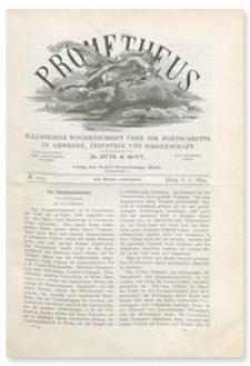 Prometheus : Illustrirte Wochenschrift über die Fortschritte in Gewerbe, Industrie und Wissenschaft. 5. Jahrgang, 1894, Nr 244
