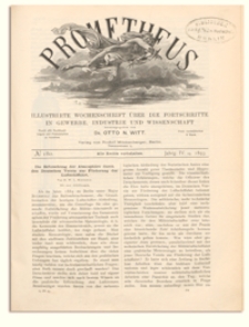Prometheus : Illustrirte Wochenschrift über die Fortschritte in Gewerbe, Industrie und Wissenschaft. 4. Jahrgang, 1893, Nr 180